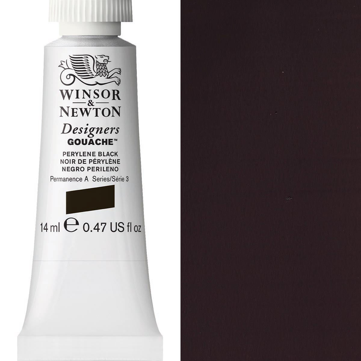 Winsor and Newton - Designers Gouache - 14ml - Perylene Black
