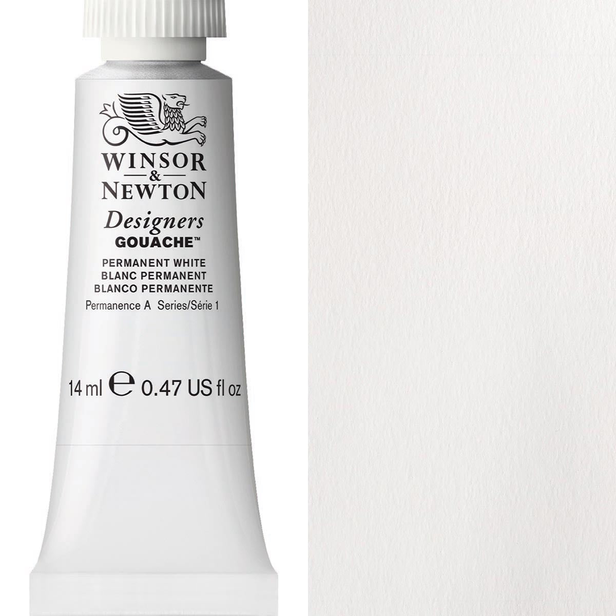 Winsor et Newton - Gouache des concepteurs - 14 ml - blanc permanent