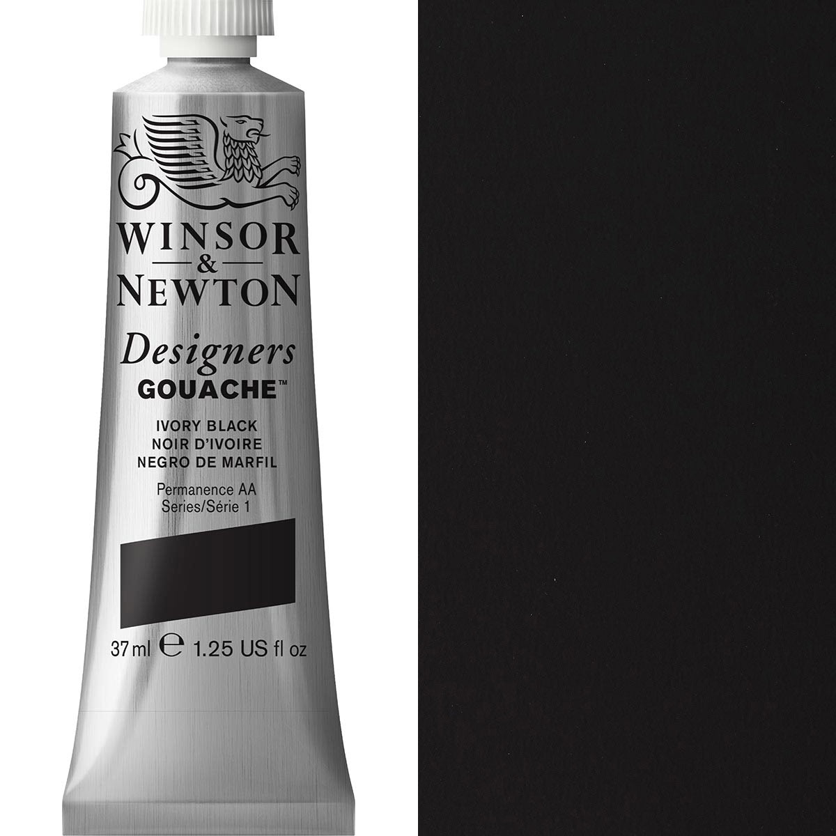 Winsor et Newton - Designers Gouache - 37 ml - Ivory Black