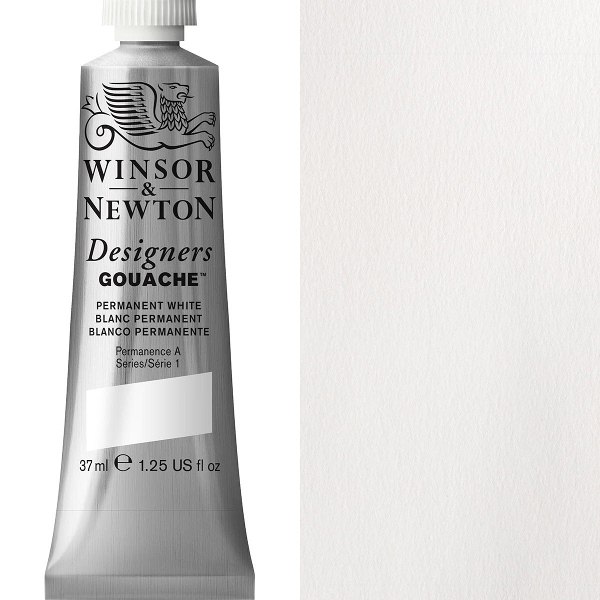 Winsor et Newton - Gouache designers - 37 ml - blanc permanent