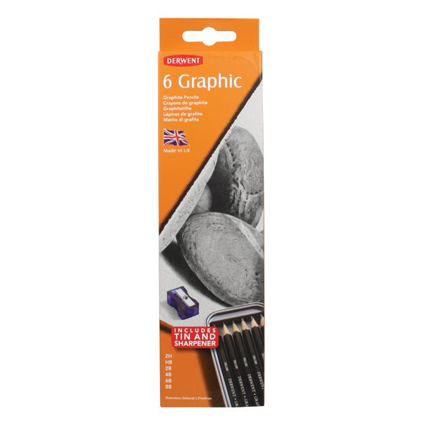 Derwent - Graphic Pencil - 6 Tin
