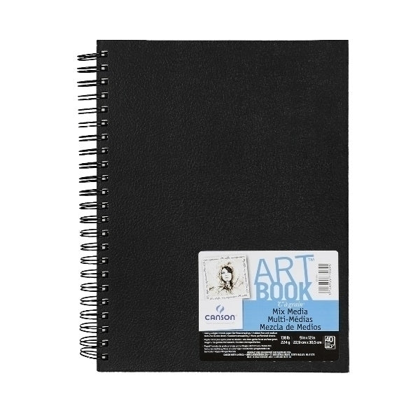 CANSON - Mix Media Art Book - 224gsm 22,9 x 30,5 cm (plus grand que A4)