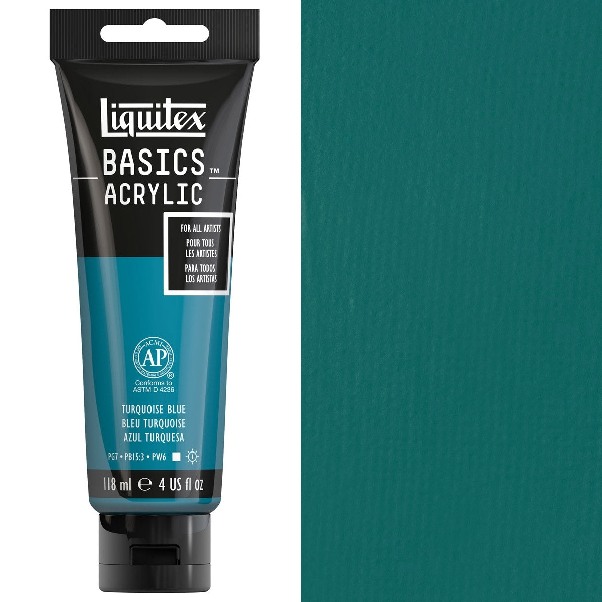 Liquitex - Grundlagen Acrylfarbe - 118 ml - türkisblau