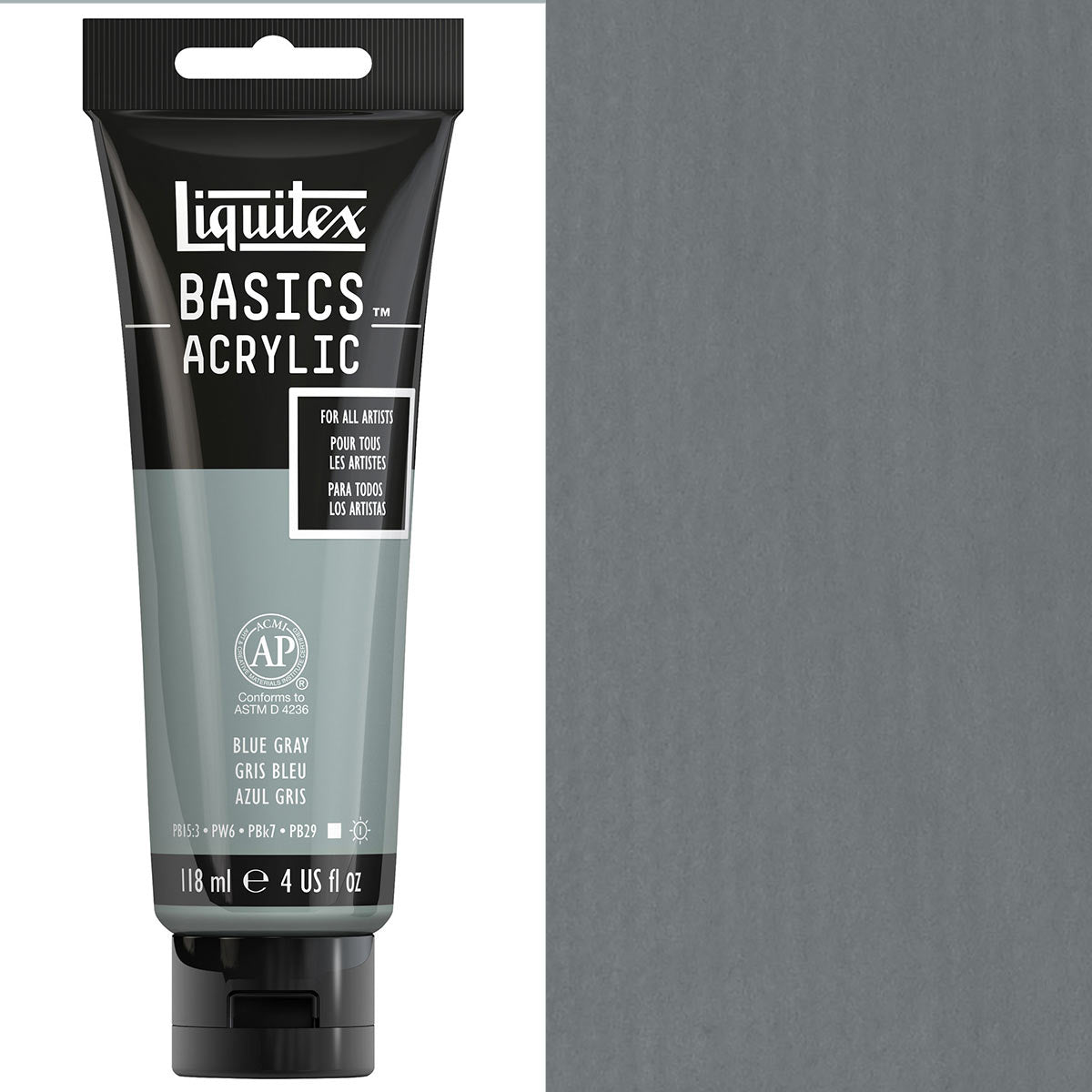Liquitex - Basics Acrylfarbe - 118ml - Blaugrau
