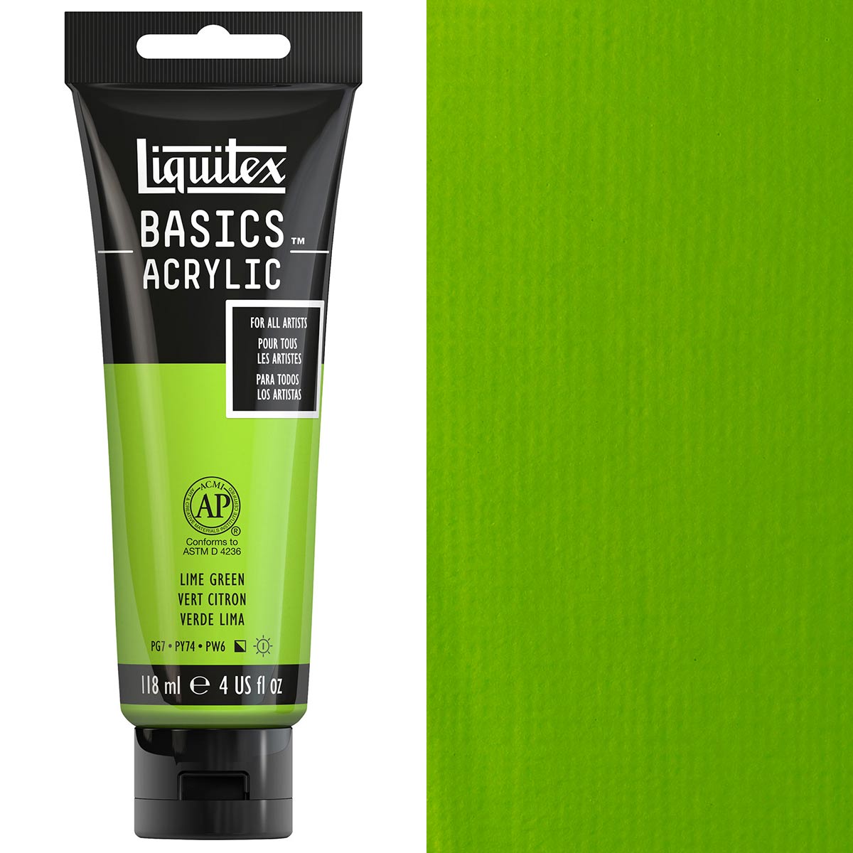 Liquitex - Basics Acrylic Colour - 118ml - Lime Green