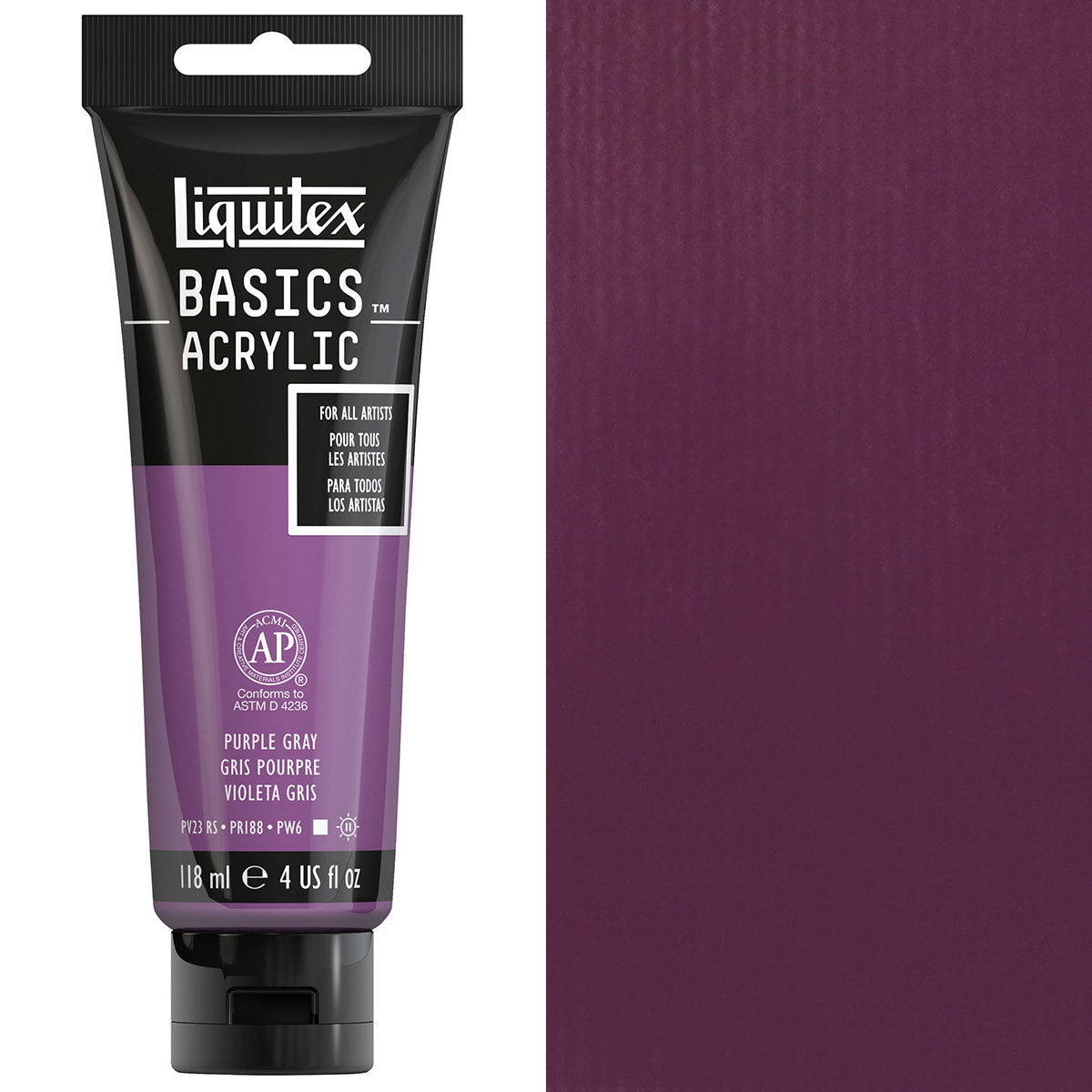 Liquitex - Basics Acryl -kleur - 118 ml - Paars grijs