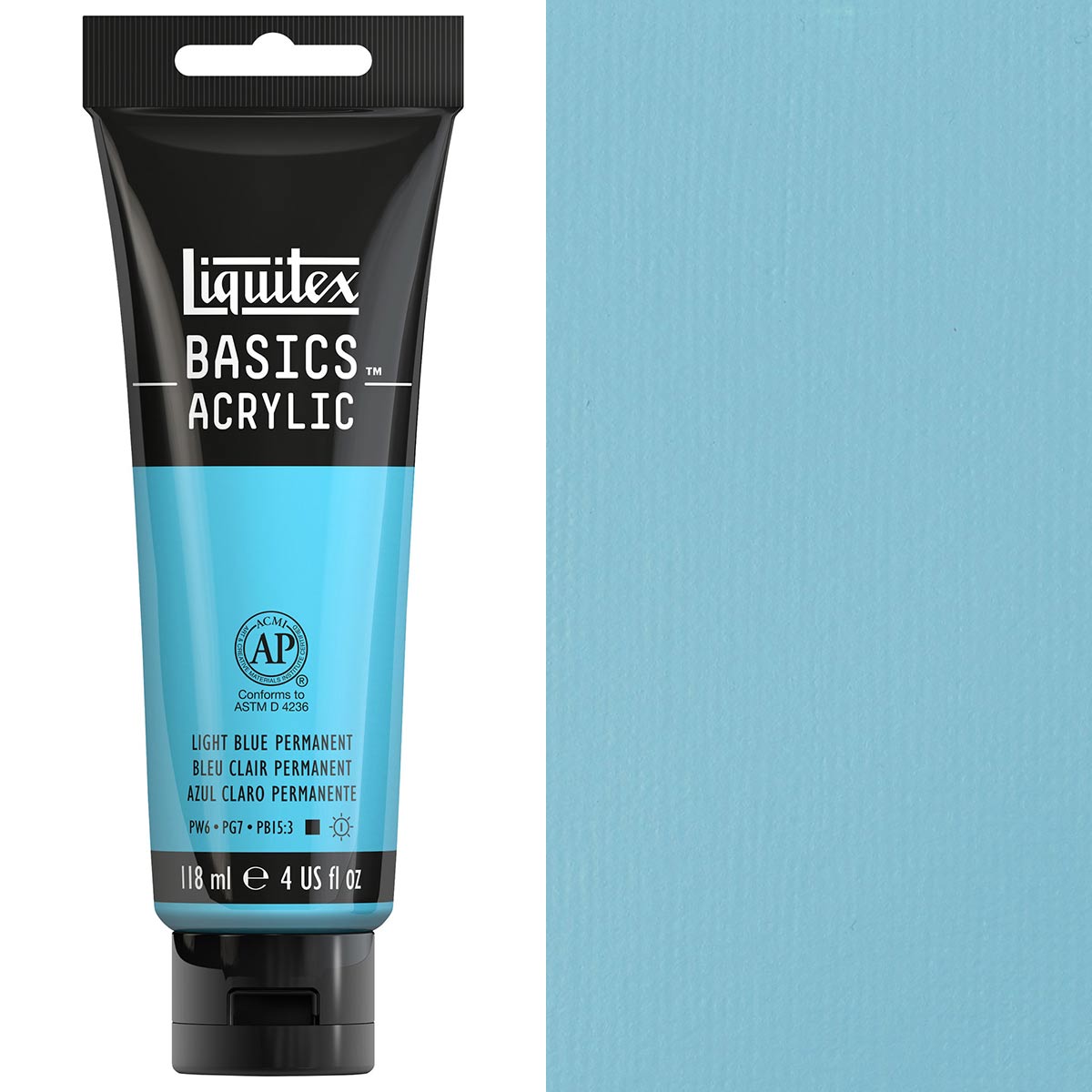 Liquitex - Basics Acrylfarbe - 118ml - Hellblau Permanent