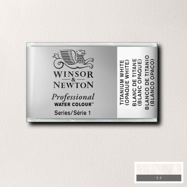 Winsor et Newton - Aquarement des artistes professionnels Pan entière - WP - Titanium White
