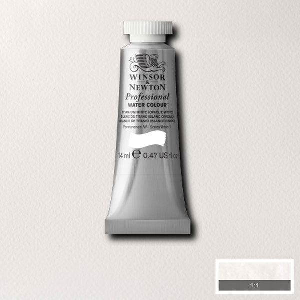 Winsor et Newton - Aquarelle des artistes professionnels - 14 ml - Titanium White