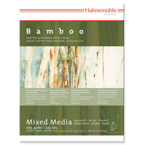 HAHNEMUHLE - PAD MIXED MIXED BAMBOO - 8,5 x 10 cm 265GSM