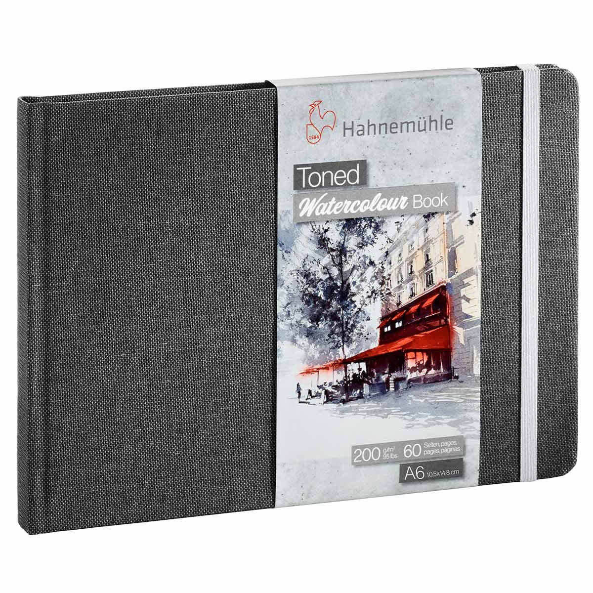 Hahnemuhle - getönte Aquarellbücher - Grau A6