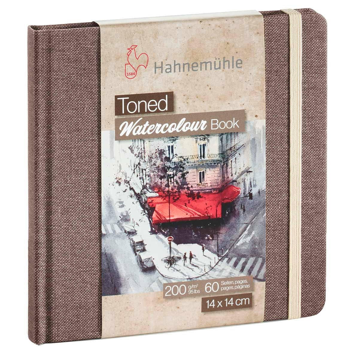 Hahnemuhle - Toned Watercolour Books - Beige 14 x 14cm Square