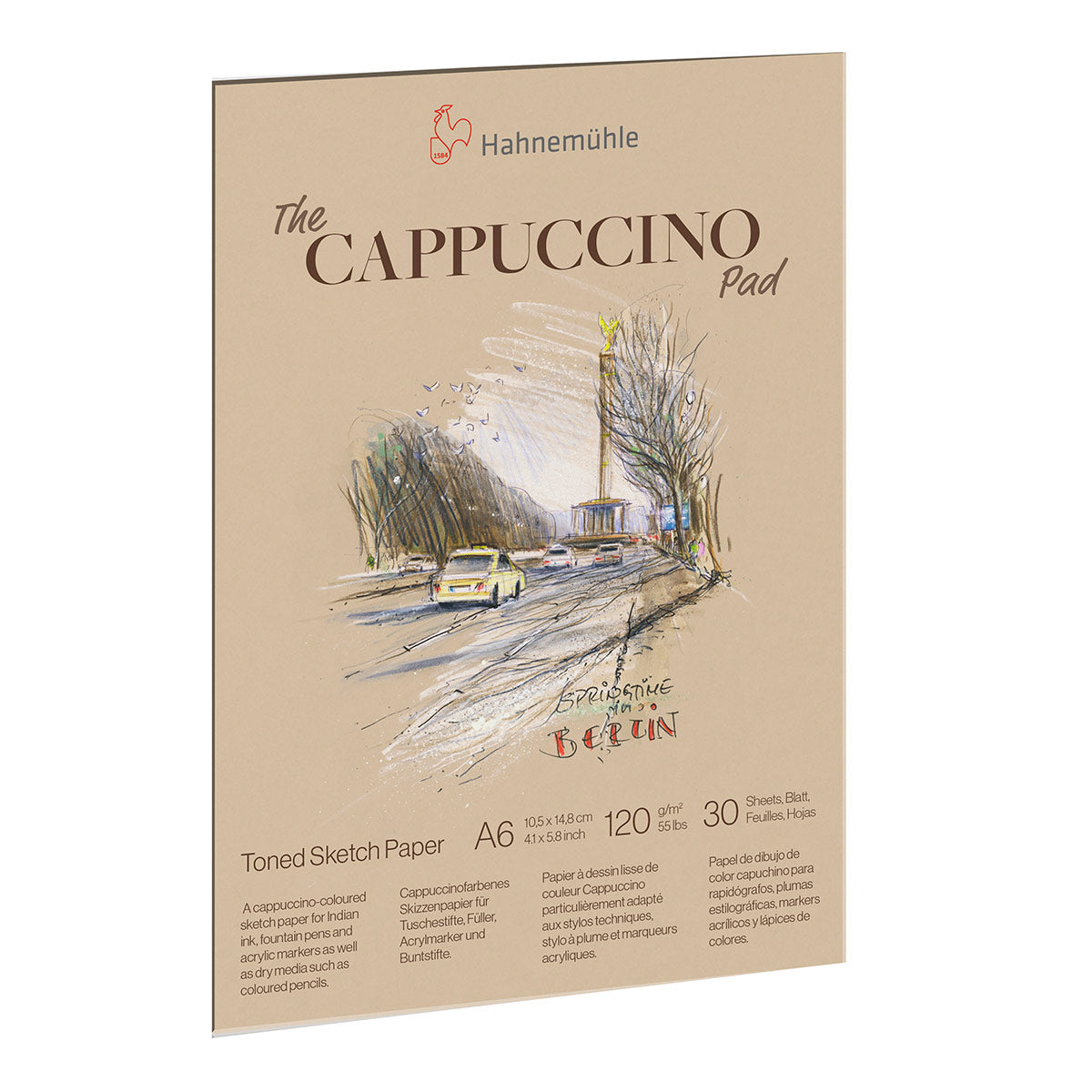 Hahnemuhle-Tampolino per schizzi di carta per cappuccino A6