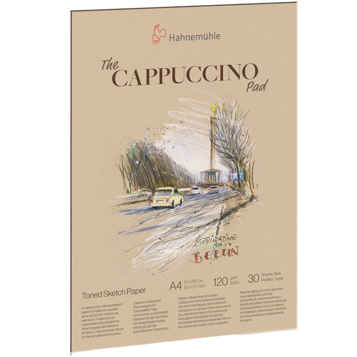 Hahnemühle - Carnet de croquis en papier cappuccino A4