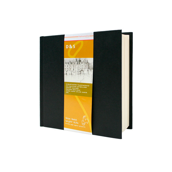 Hahnemuhle - D & S Sketch Book - 14 x 14 cm 140gsm - schwarz