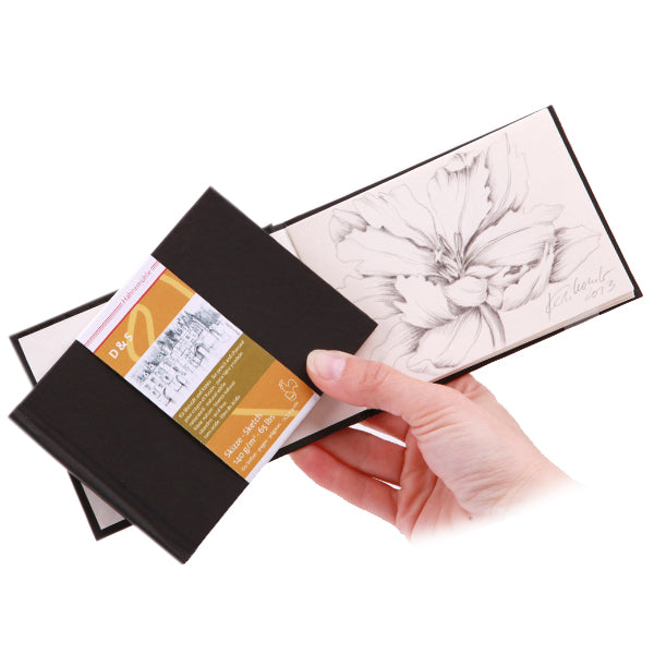 Hahnemuhle - Pocket D&S Sketch Book - 12,5 x 9cm 140gsm - noir - paysage (environ A6)