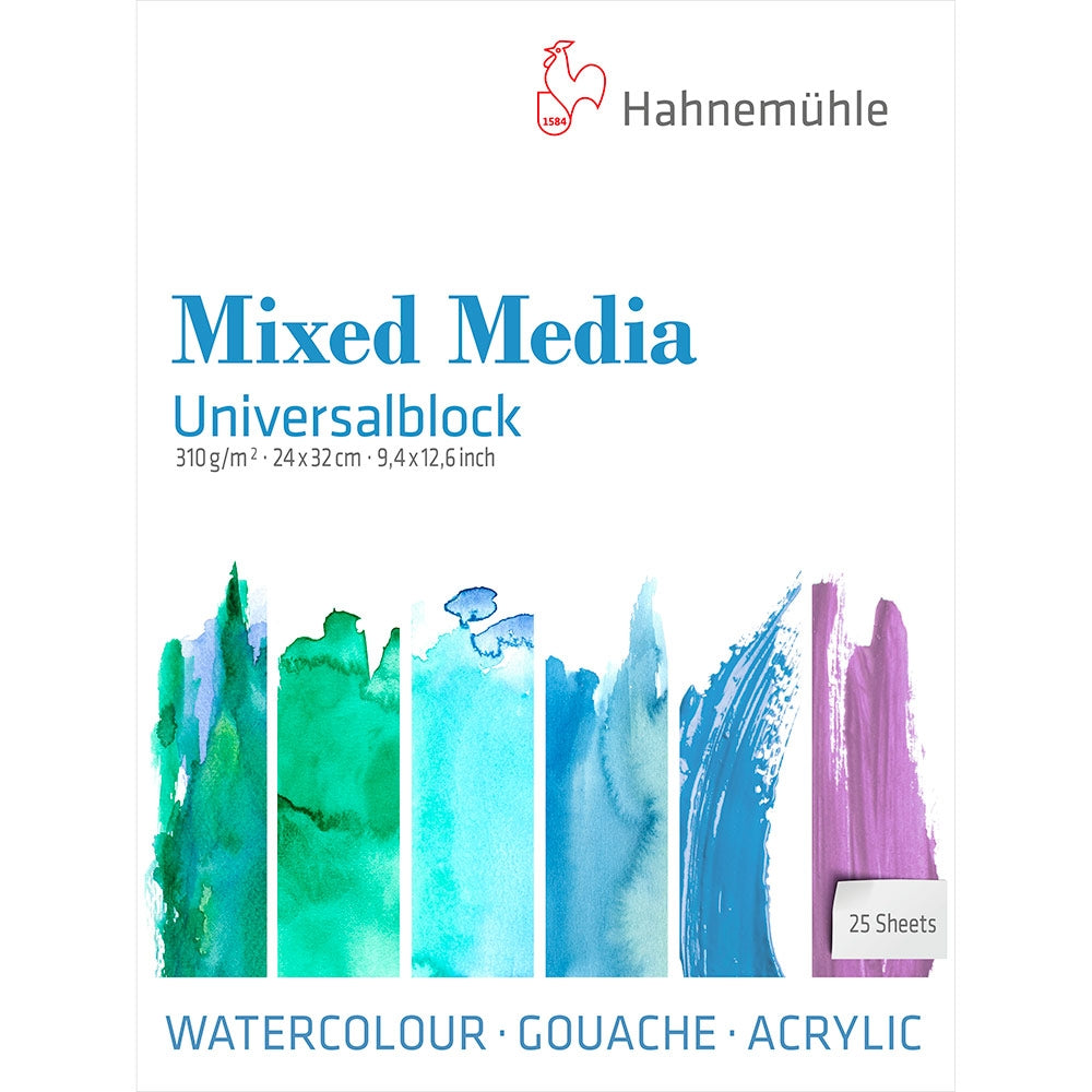 HAHNEMUHLE - PAD MEMAGGIO MIXED UNIVERSALE - 24 x 32 cm