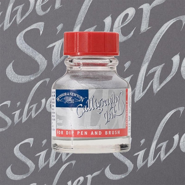 Winsor and Newton - Calligraphy Ink - 30ml - Silver