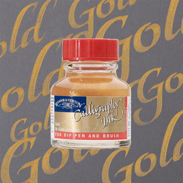 Winsor and Newton - Calligraphy Ink - 30ml - Gold