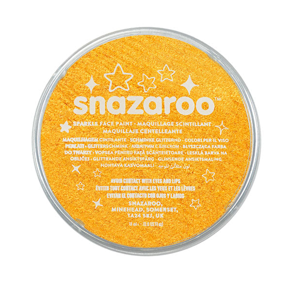 Snazaroo - Sparkle 18 ml - jaune