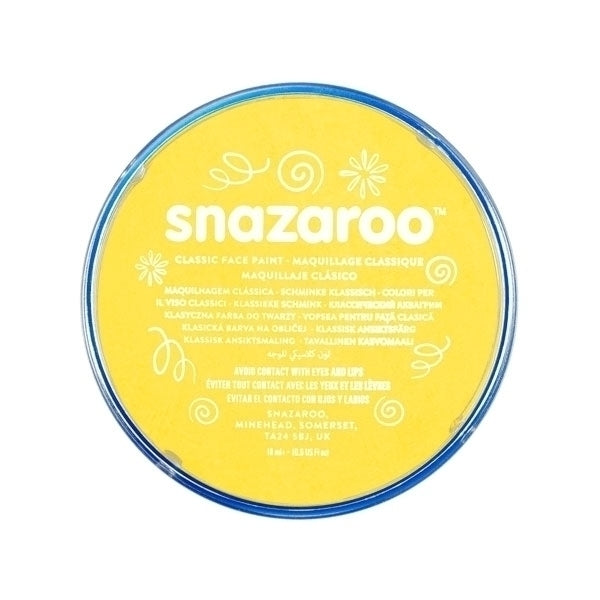Snazaroo - 18 ml classique - jaune vif