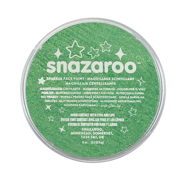 Snazaroo - Sparkle 18 ml - vert pâle