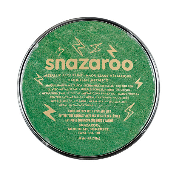 Snazaroo - metallic 18ml - grün