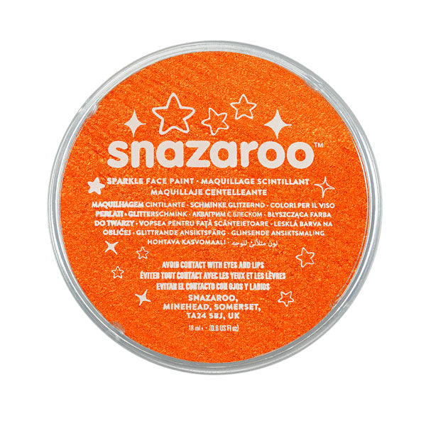 Snazaroo - Sparkle 18ml - Oranje
