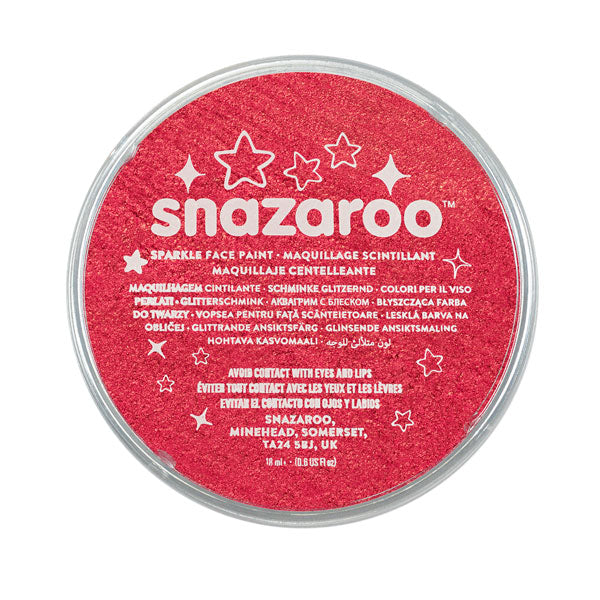 Snazaroo - Sparkle 18ml - rood