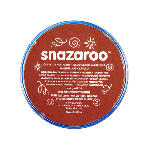 Snazaroo - klassisch 18ml - rostbraun