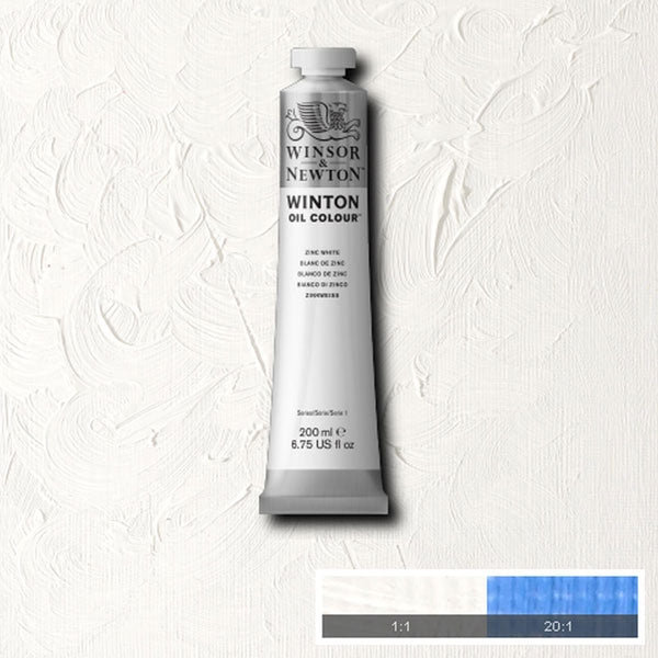 Winsor e Newton - Winton Oil Color - 200ml - Zinc White (45)