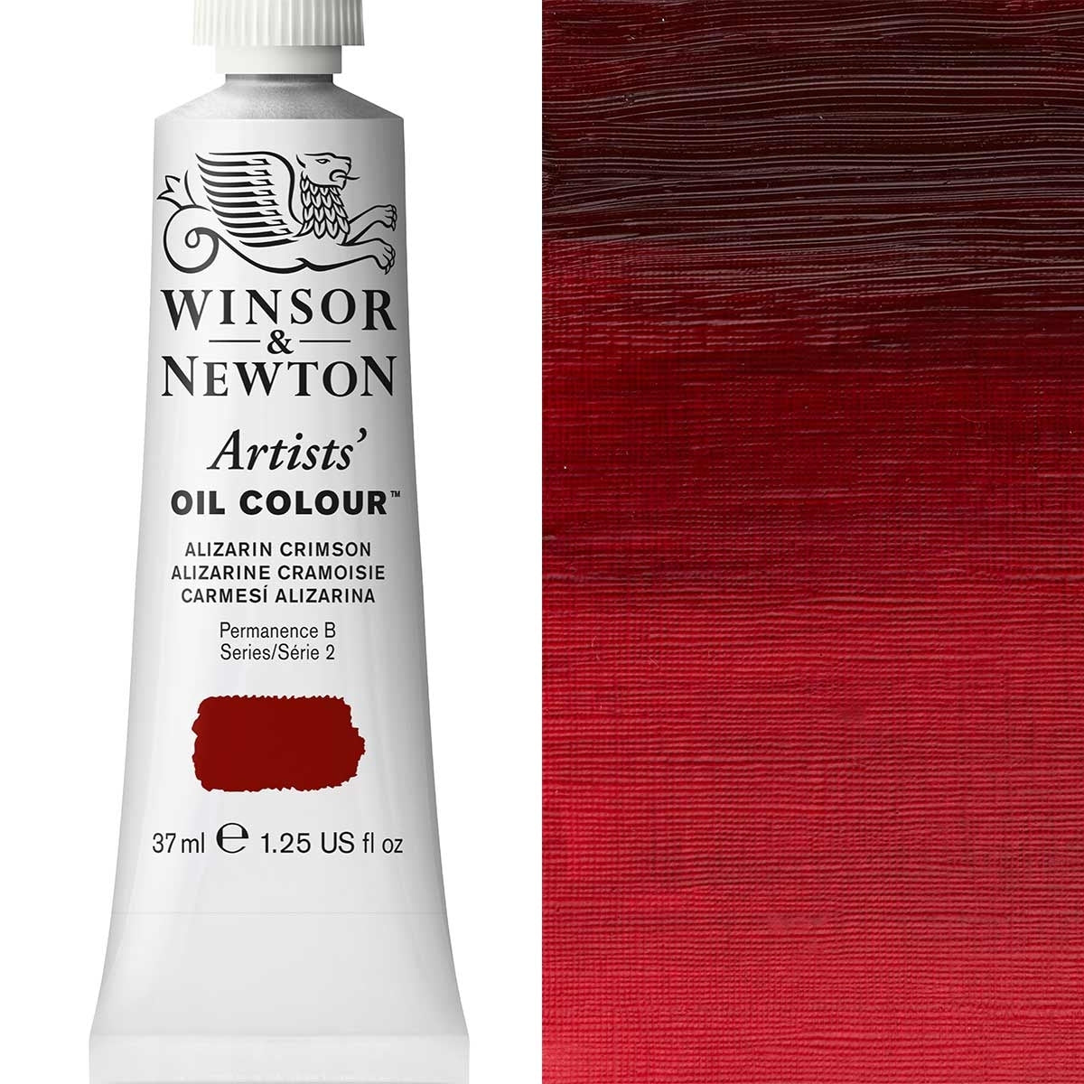 Winsor and Newton - Artists' Oil Colour - 37ml - Alizarin Crimson