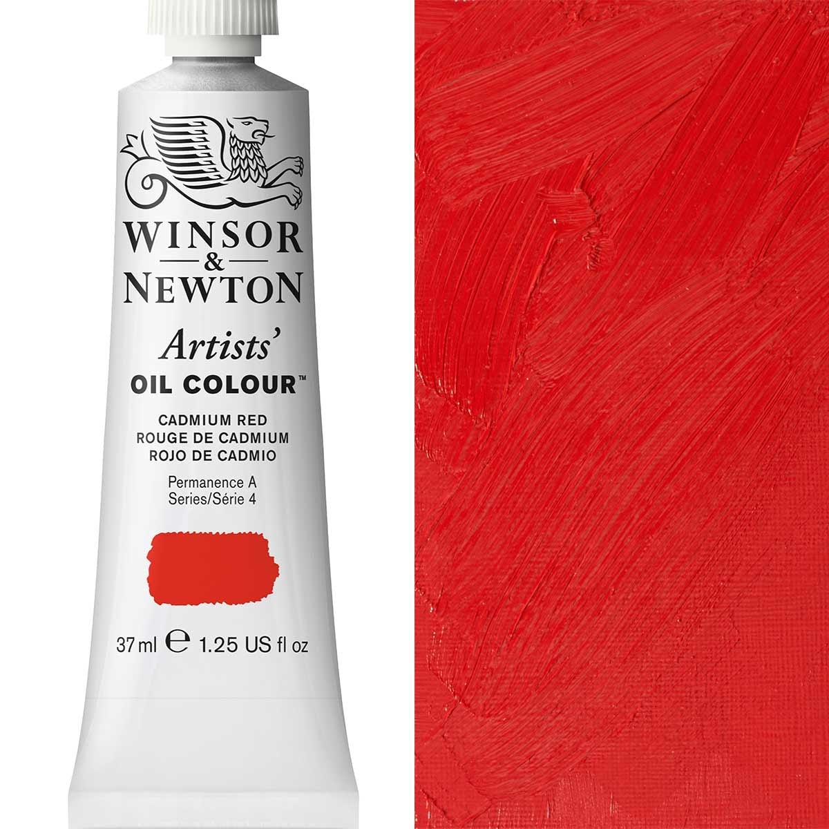 Winsor et Newton - Couleur d'huile des artistes - 37 ml - Cadmium Red