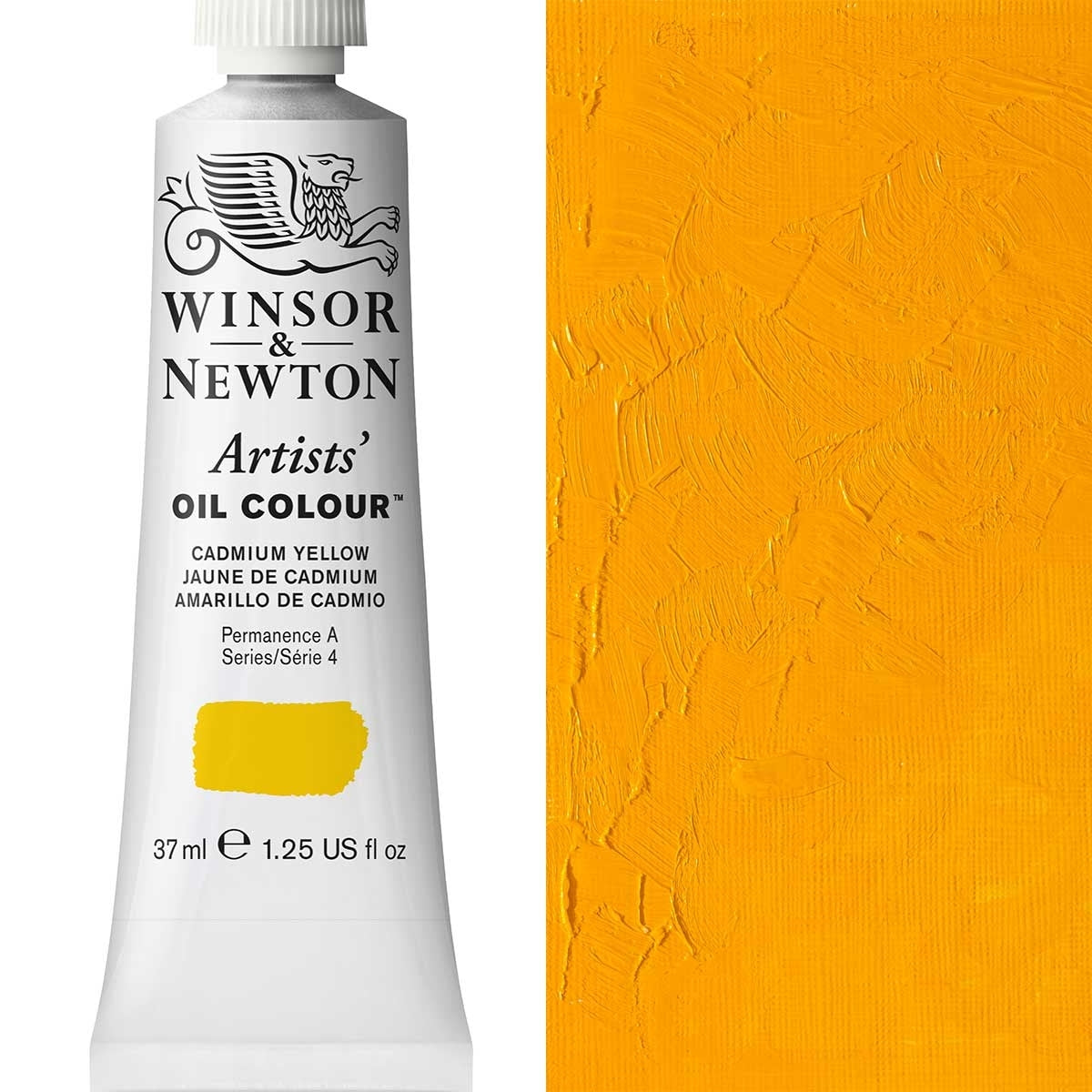 Winsor and Newton - Artists' Oil Colour - 37ml - Cadmium Yellow