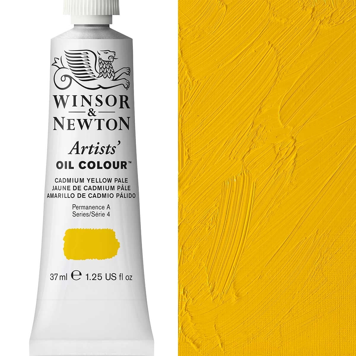 Winsor and Newton - Artists' Oil Colour - 37ml - Cadmium Yellow Pale