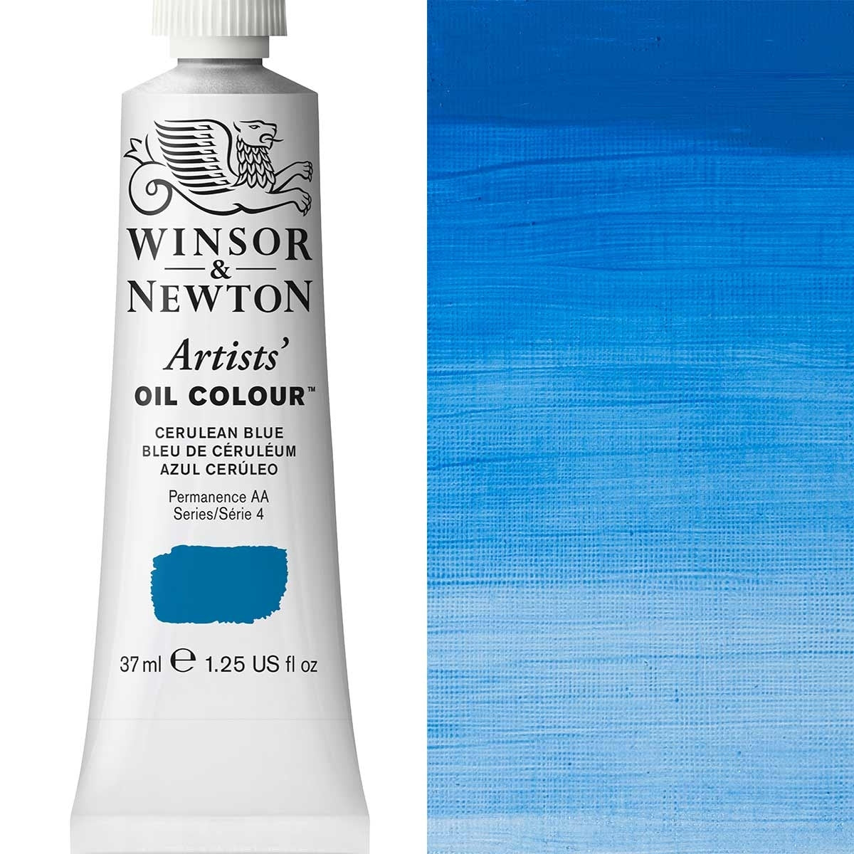 Winsor et Newton - Couleur d'huile des artistes - 37 ml - bleu céruléen