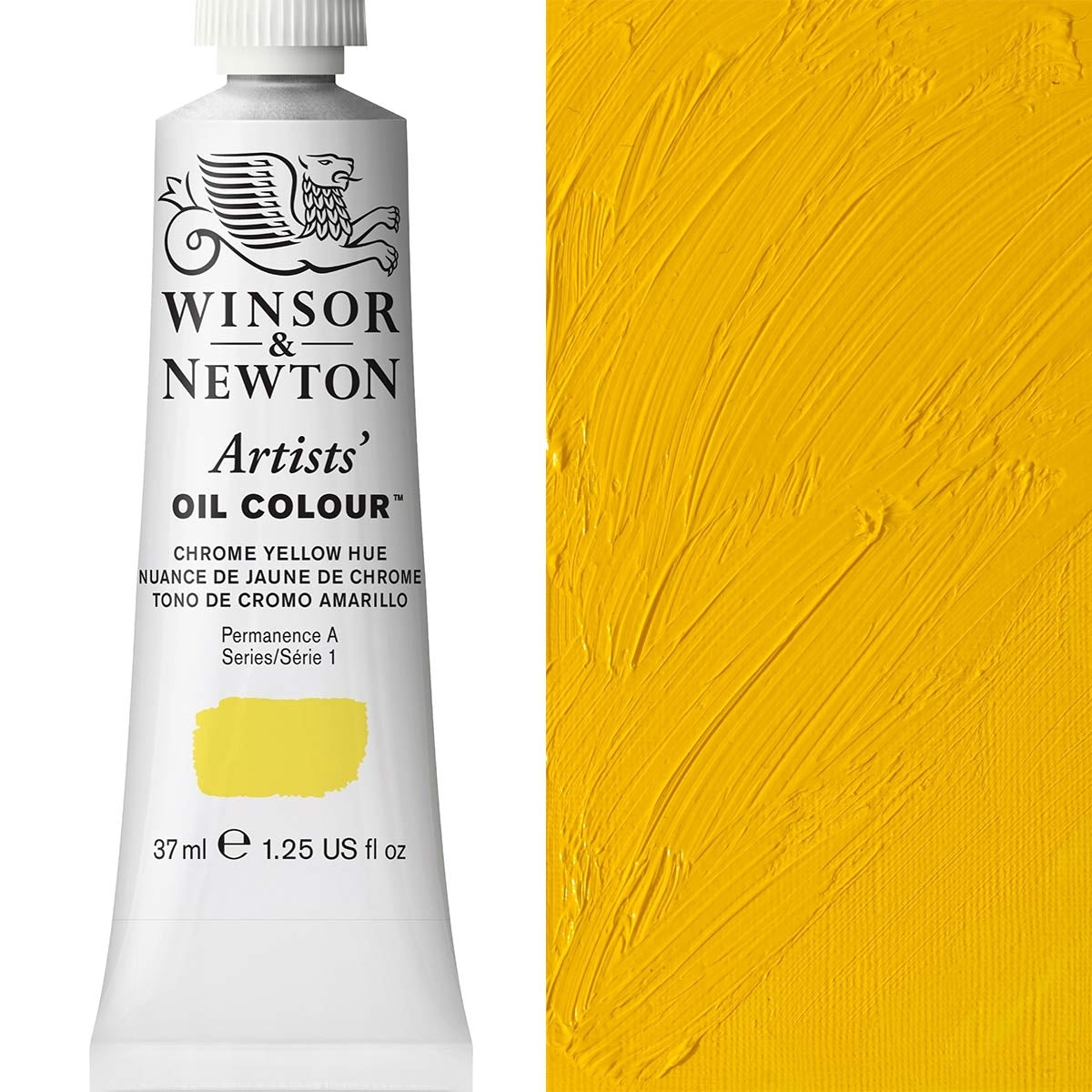 Winsor and Newton - Artists' Oil Colour - 37ml - Chrome Yellow Hue