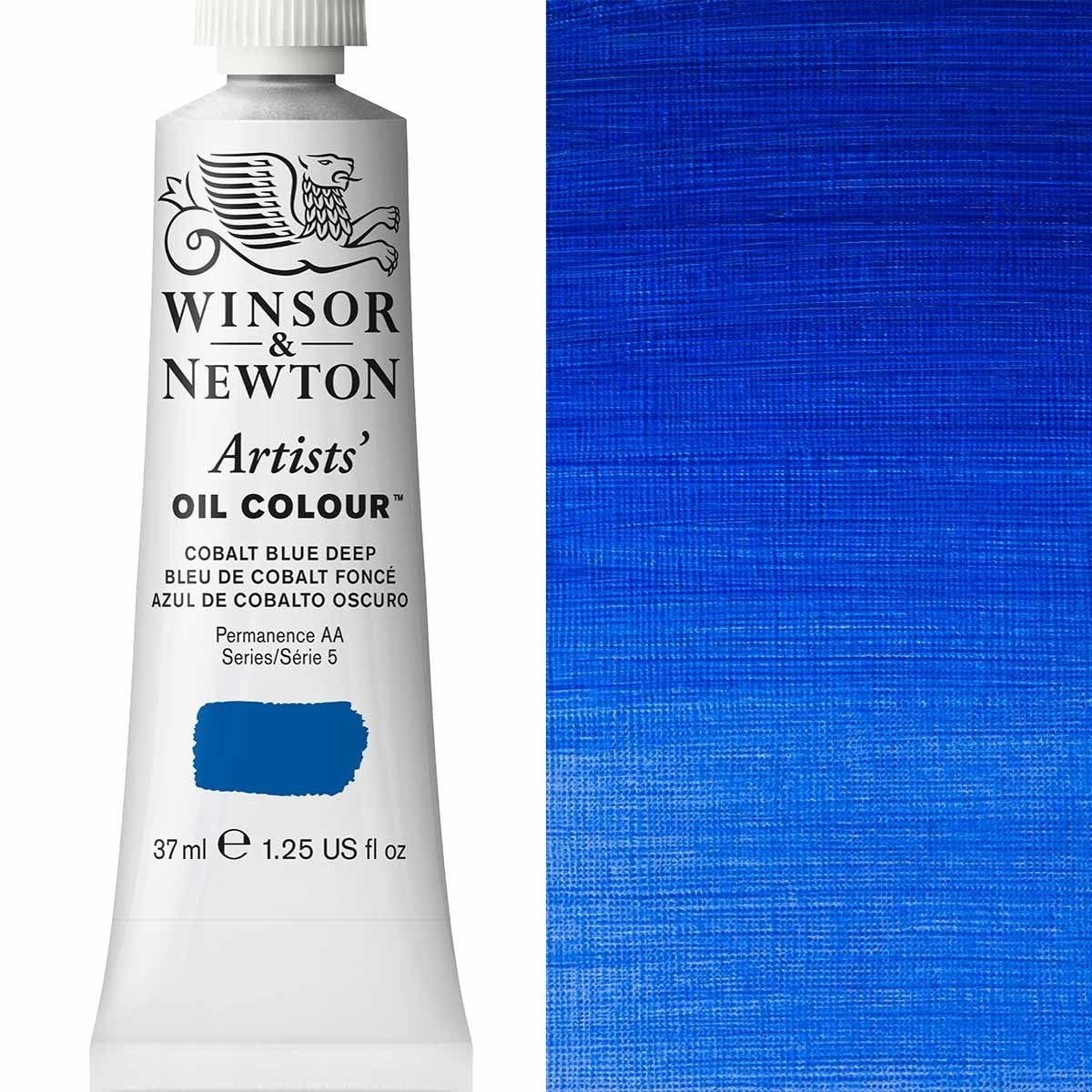 Winsor and Newton - Artists' Oil Colour - 37ml - Cobalt Blue Deep
