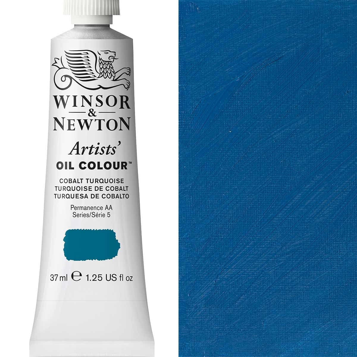 Winsor and Newton - Artists' Oil Colour - 37ml - Cobalt Turquoise