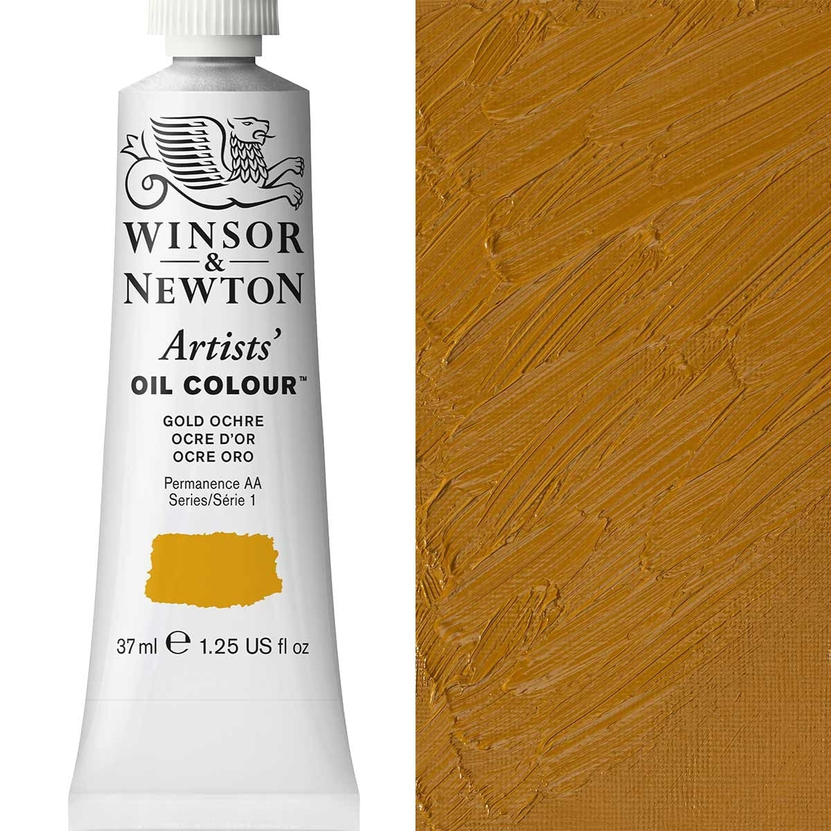 Winsor and Newton - Artists' Oil Colour - 37ml - Gold Ochre