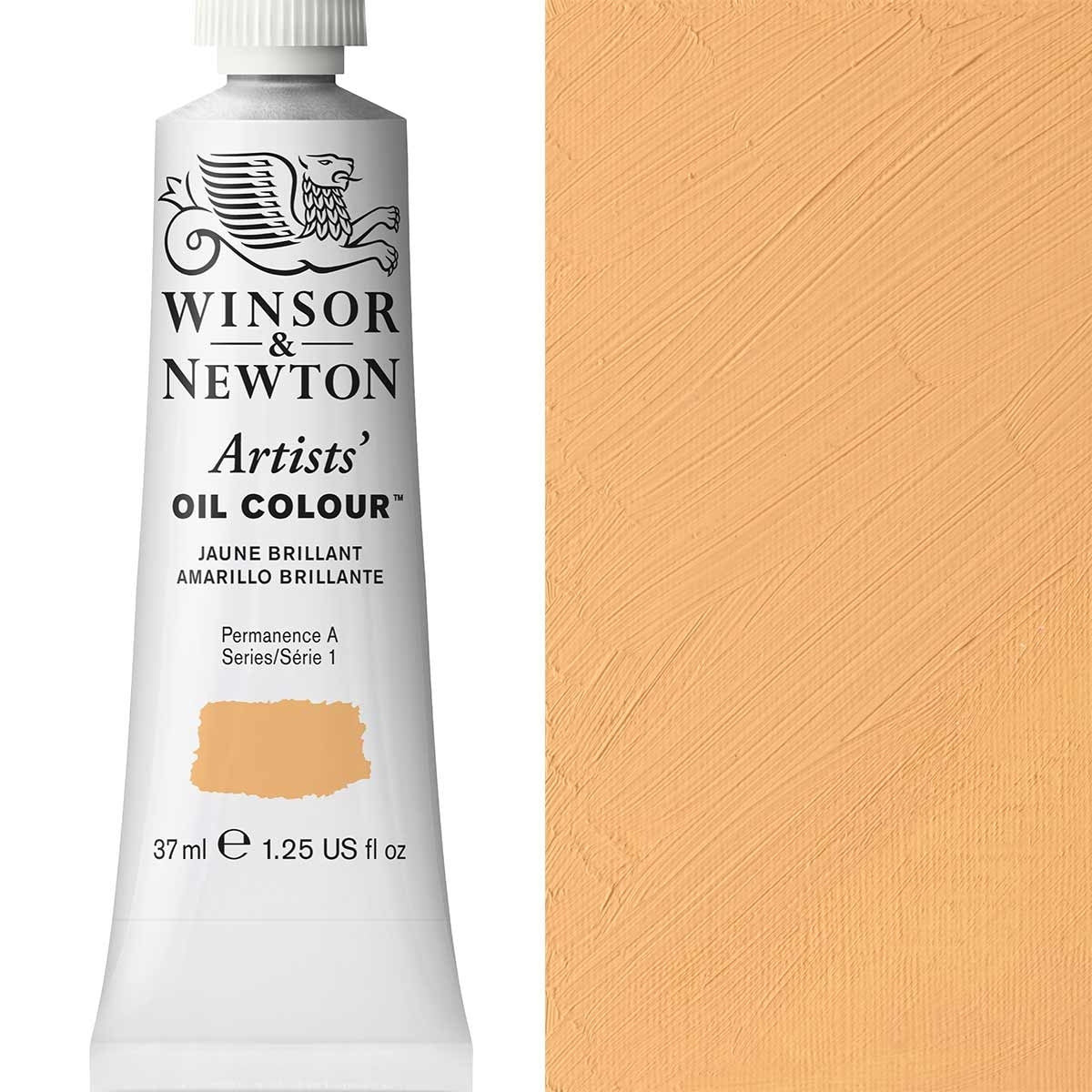 Winsor and Newton - Artists' Oil Colour - 37ml - Jaune Brillant