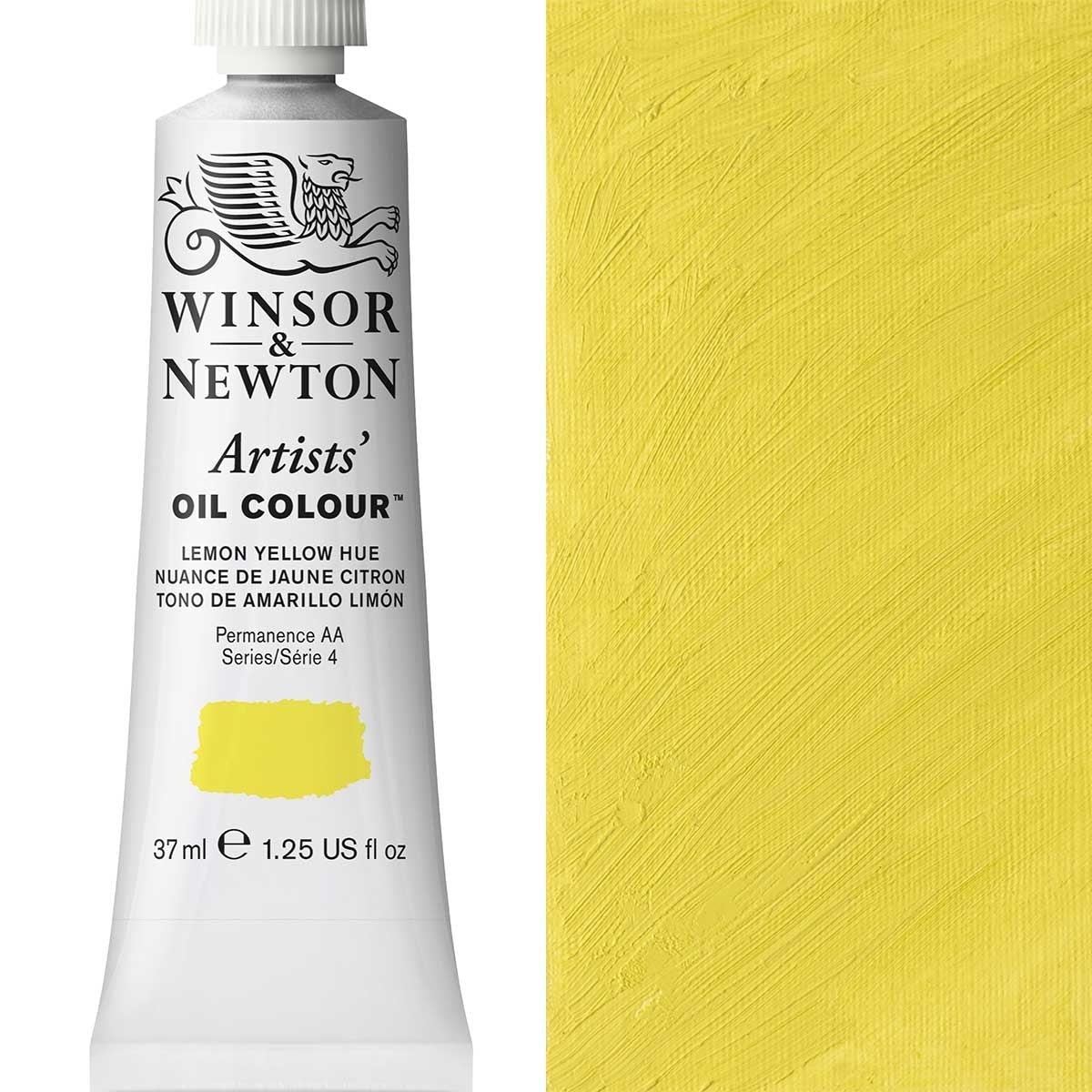 Winsor et Newton - Couleur d'huile des artistes - 37 ml - jaune citron
