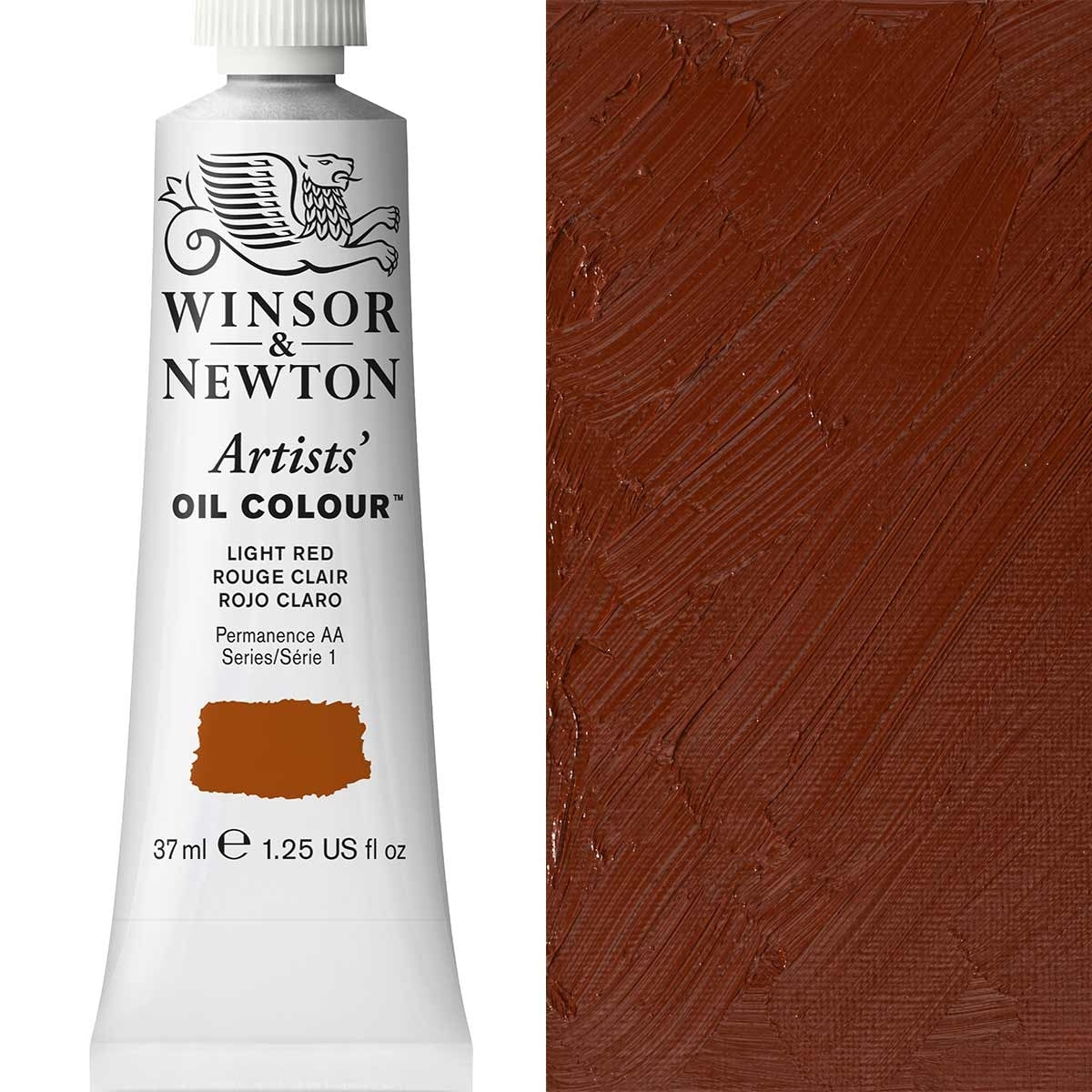 Winsor and Newton - Artists' Oil Colour - 37ml - Light Red