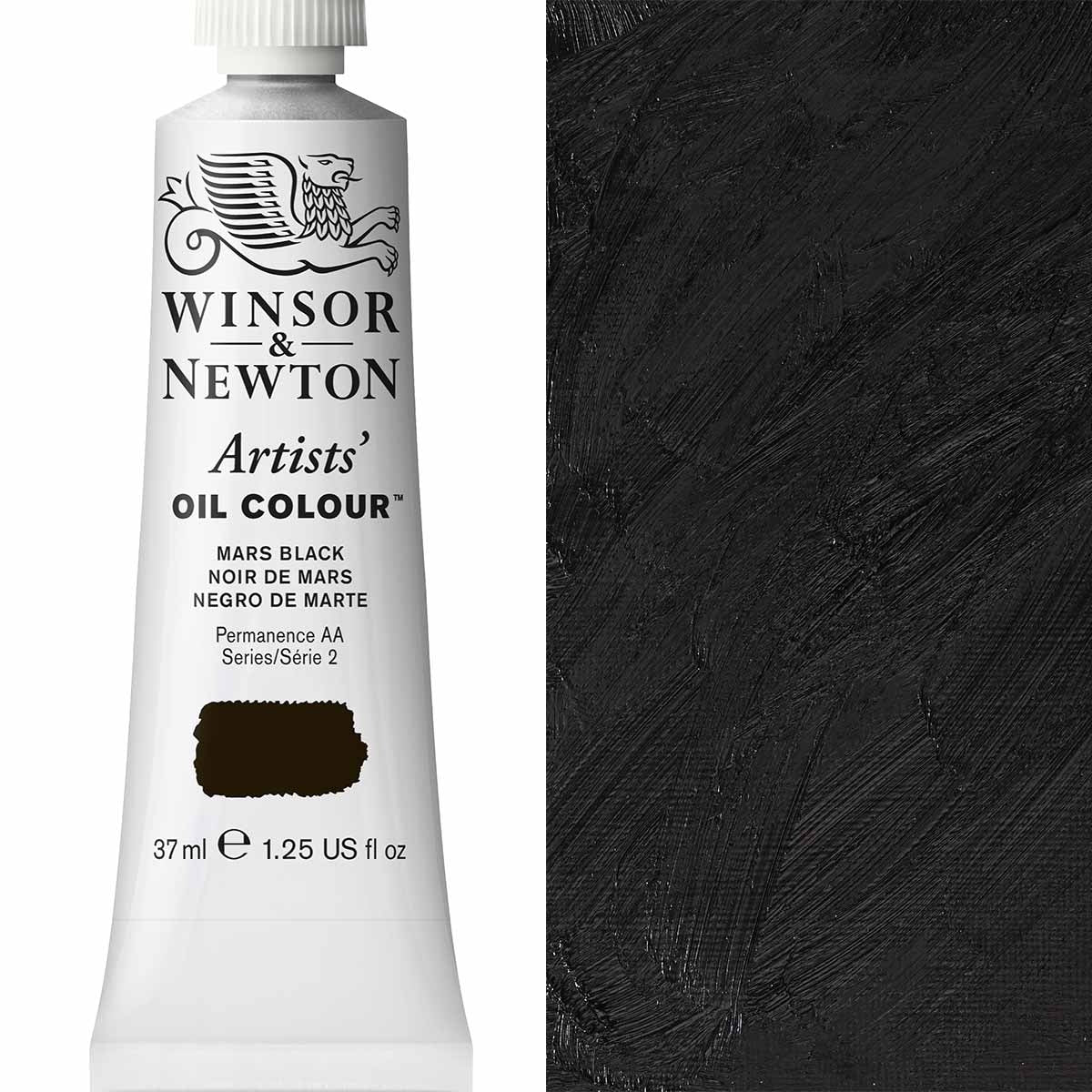 Winsor and Newton - Artists' Oil Colour - 37ml - Mars Black