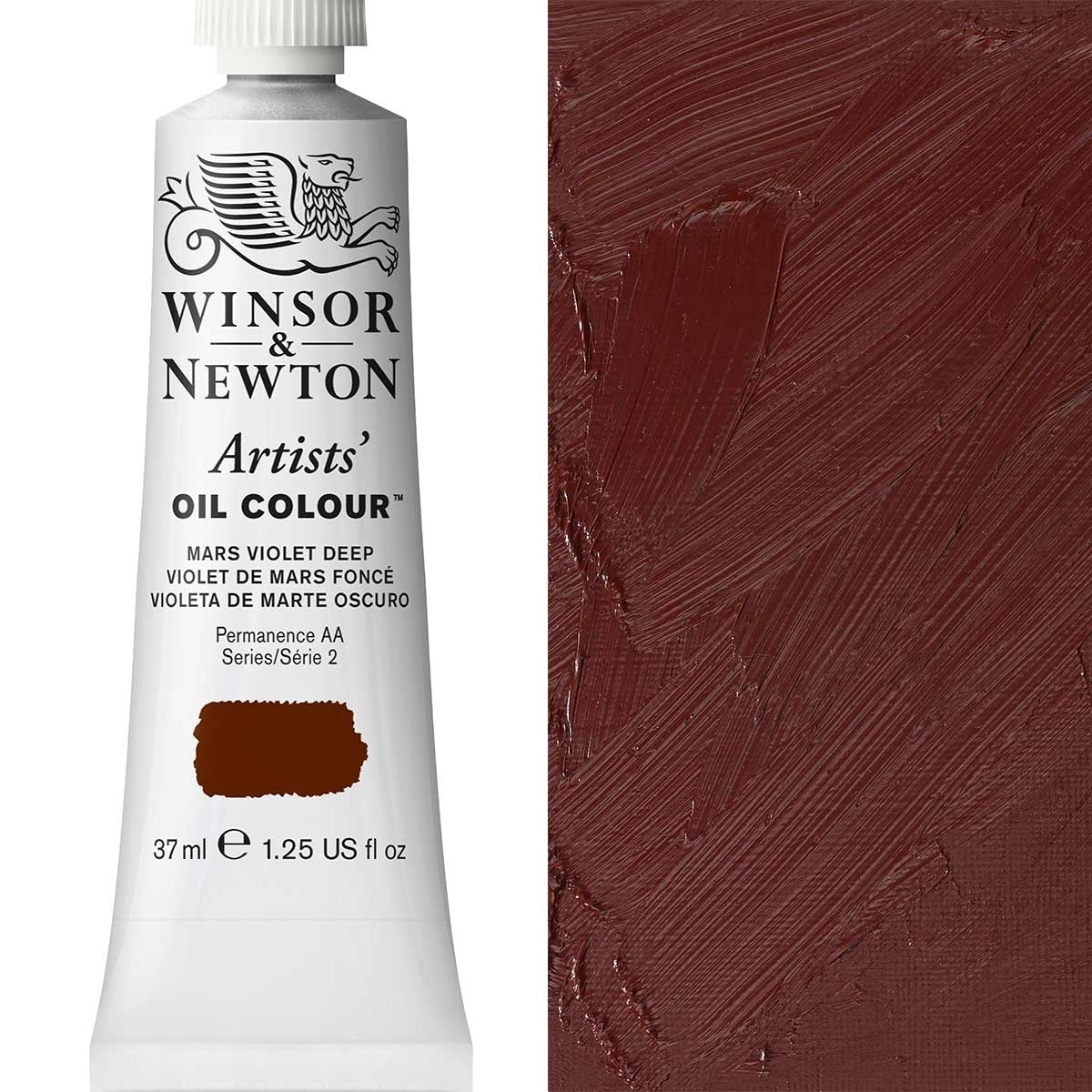 Winsor and Newton - Artists' Oil Colour - 37ml - Mars Violet Deep