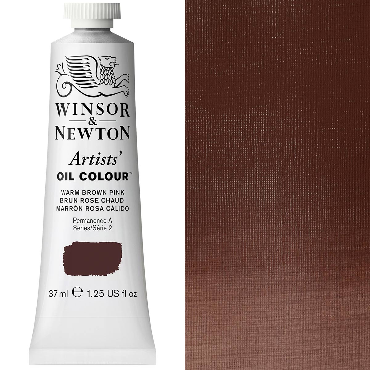 Winsor und Newton - Künstler-Ölfarbe - 37ml - Warmes Braun Rosa S2