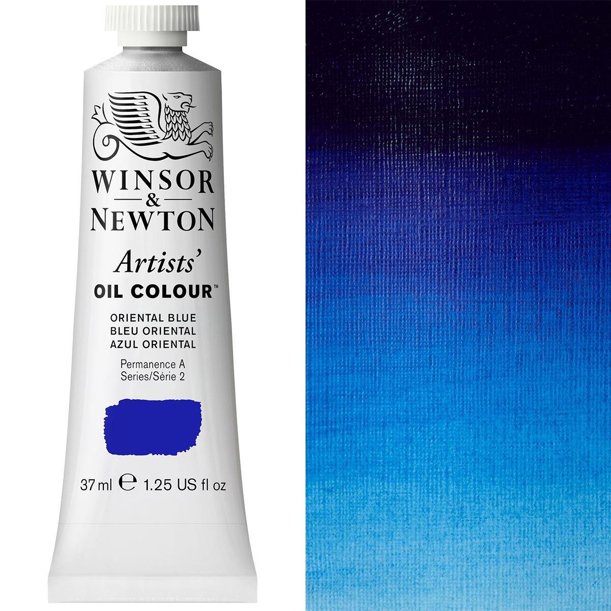 Winsor and Newton - Peinture à l’huile d’artiste - 37ml - Bleu Oriental S2