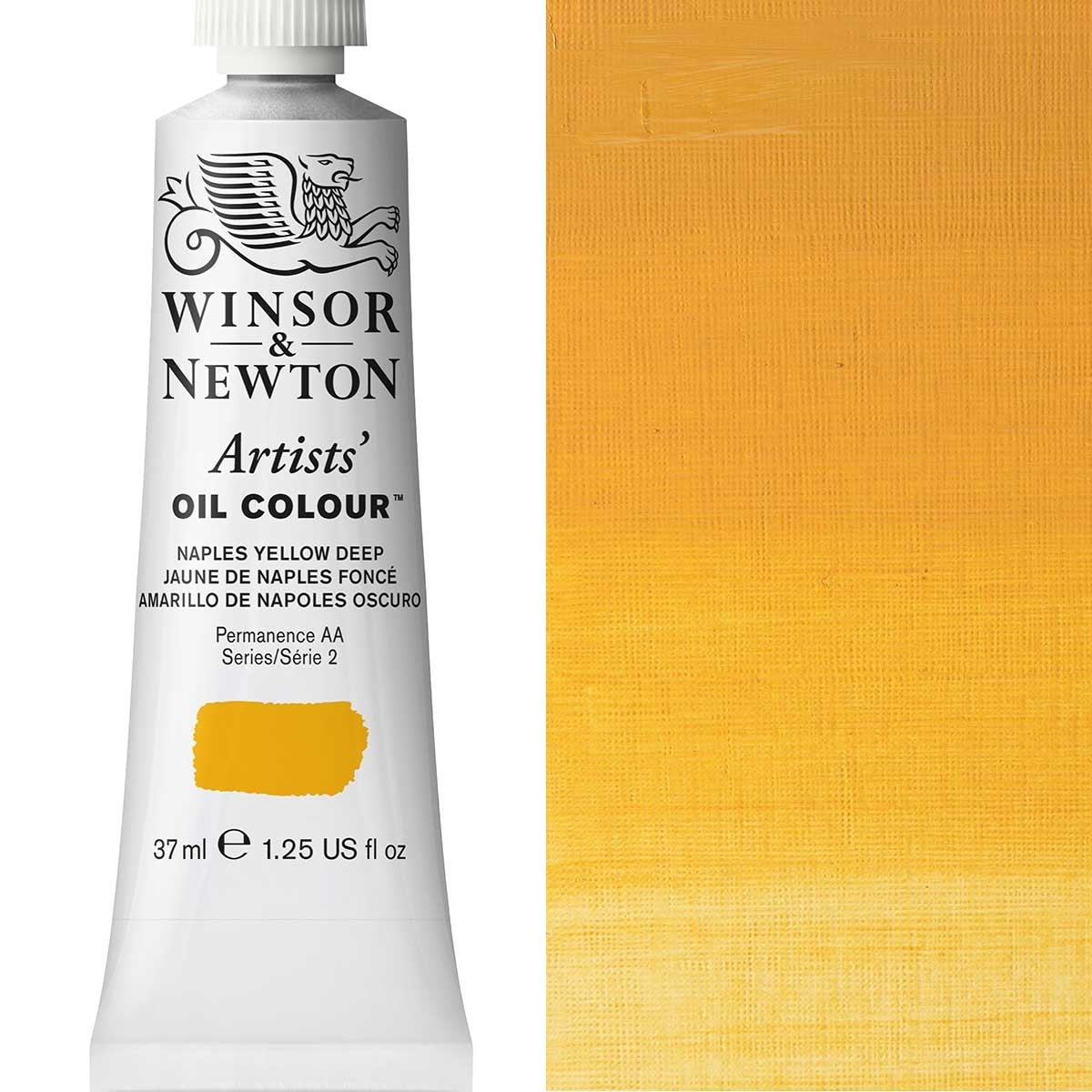 Winsor and Newton - Artists' Oil Colour - 37ml - Naples Yellow Deep