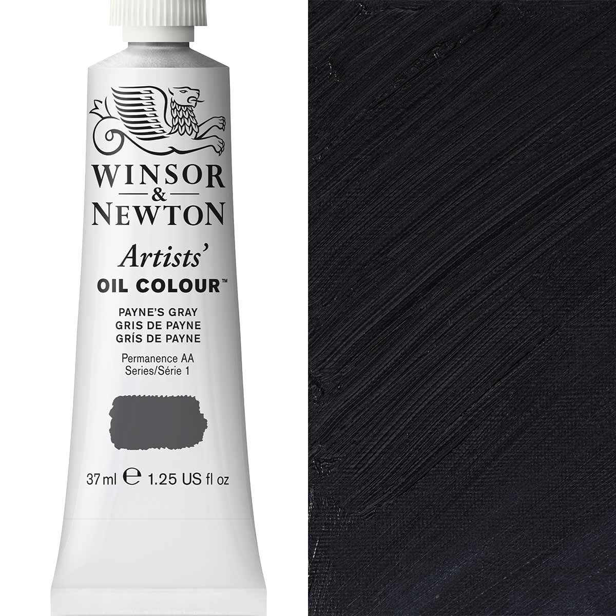 Winsor e Newton - Colore olio degli artisti - 37 ml - Paynes Grey