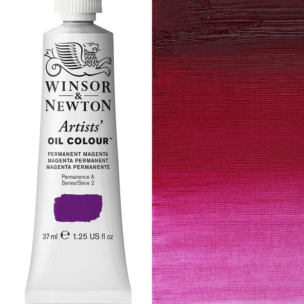 Winsor and Newton - Colore olio degli artisti - 37 ml - Magenta permanente